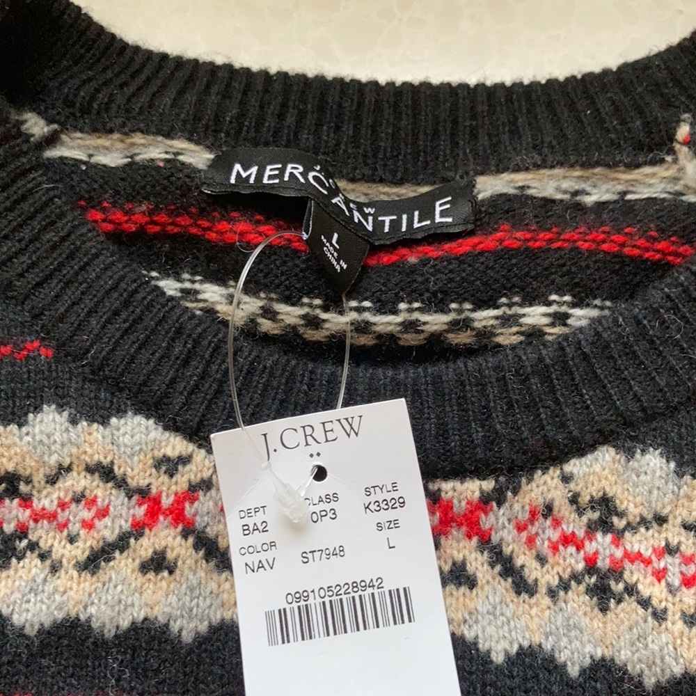 Mens J Crew Sweater NWT